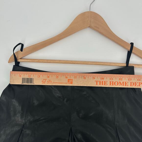 Haute Hippie Black Leather Skort – Size Small - Picture 6 of 8